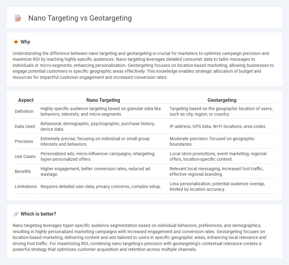Nano Targeting vs Geotargeting in Marketing