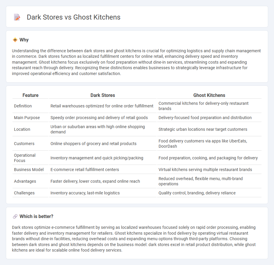 Dark Stores vs Ghost Kitchens in Commerce