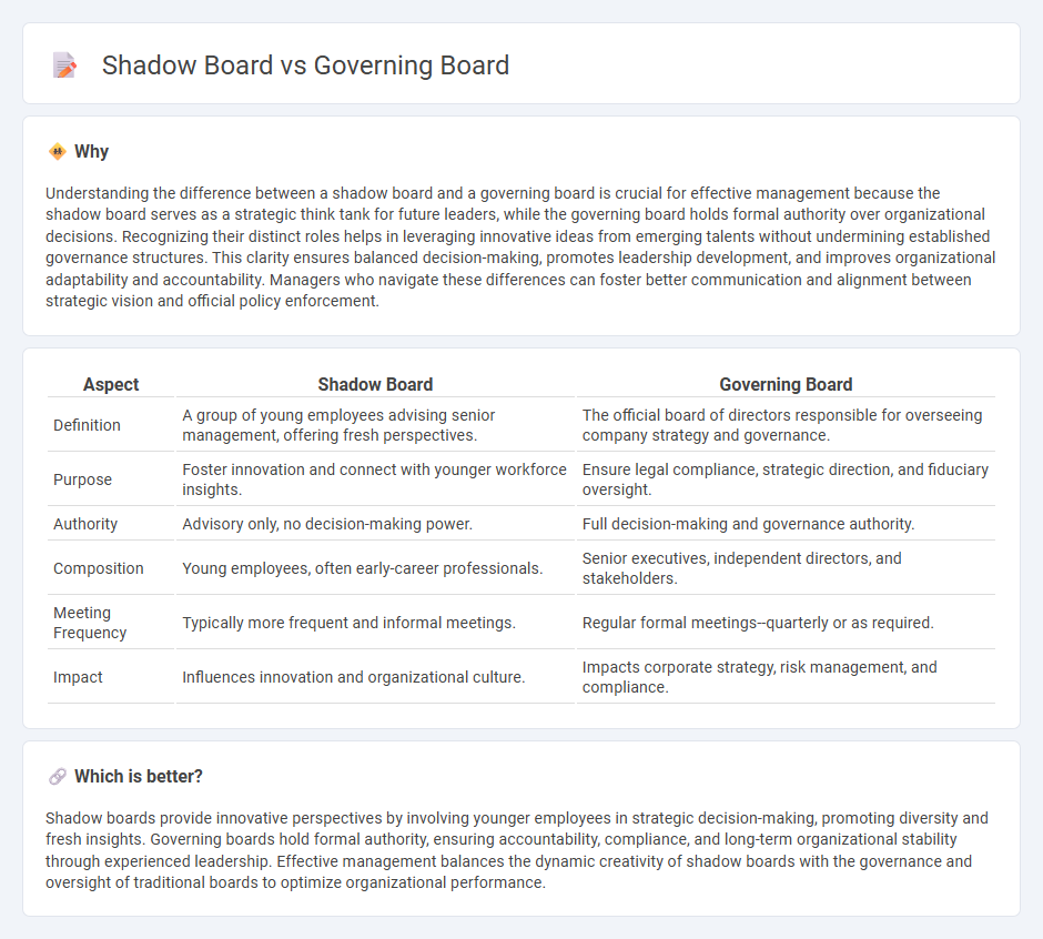 Shadow Board vs Governing Board in Management