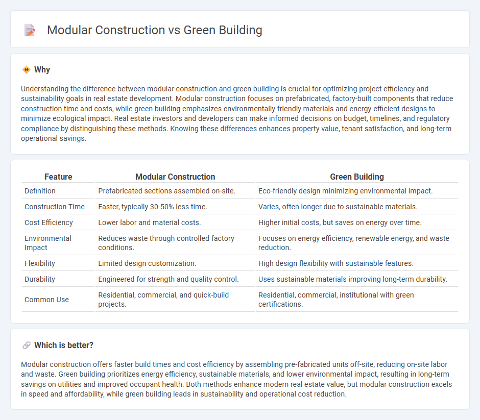 Modular Construction vs Green Building in Real Estate