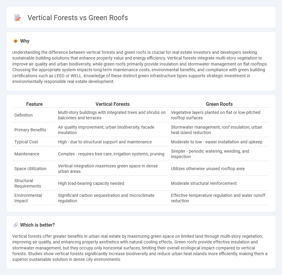 Vertical Forests vs Green Roofs in Real Estate