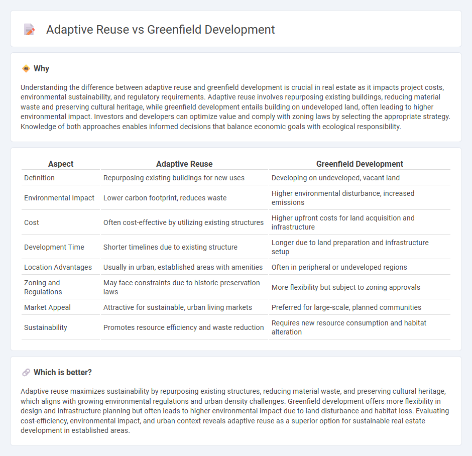 Adaptive Reuse vs Greenfield Development in Real Estate