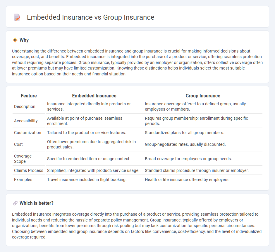 Embedded Insurance vs Group Insurance in Insurance