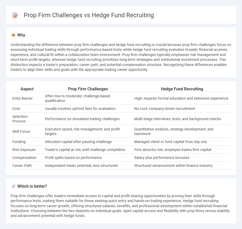 Prop Firm Challenges vs Hedge Fund Recruiting in Trading