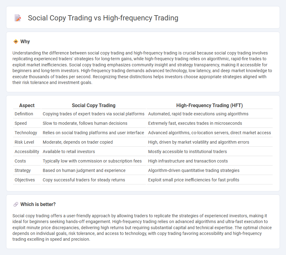 Social Copy Trading vs High-Frequency Trading in Trading