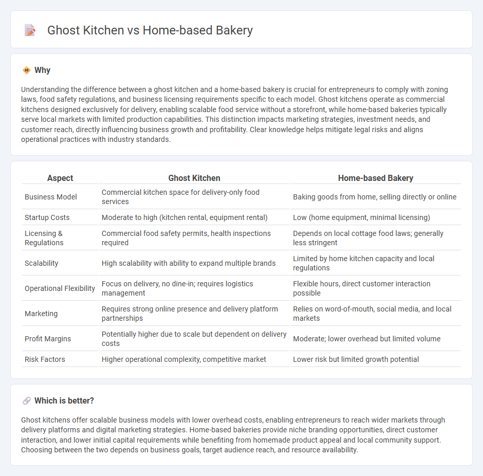 Ghost Kitchen vs Home-Based Bakery in Entrepreneurship