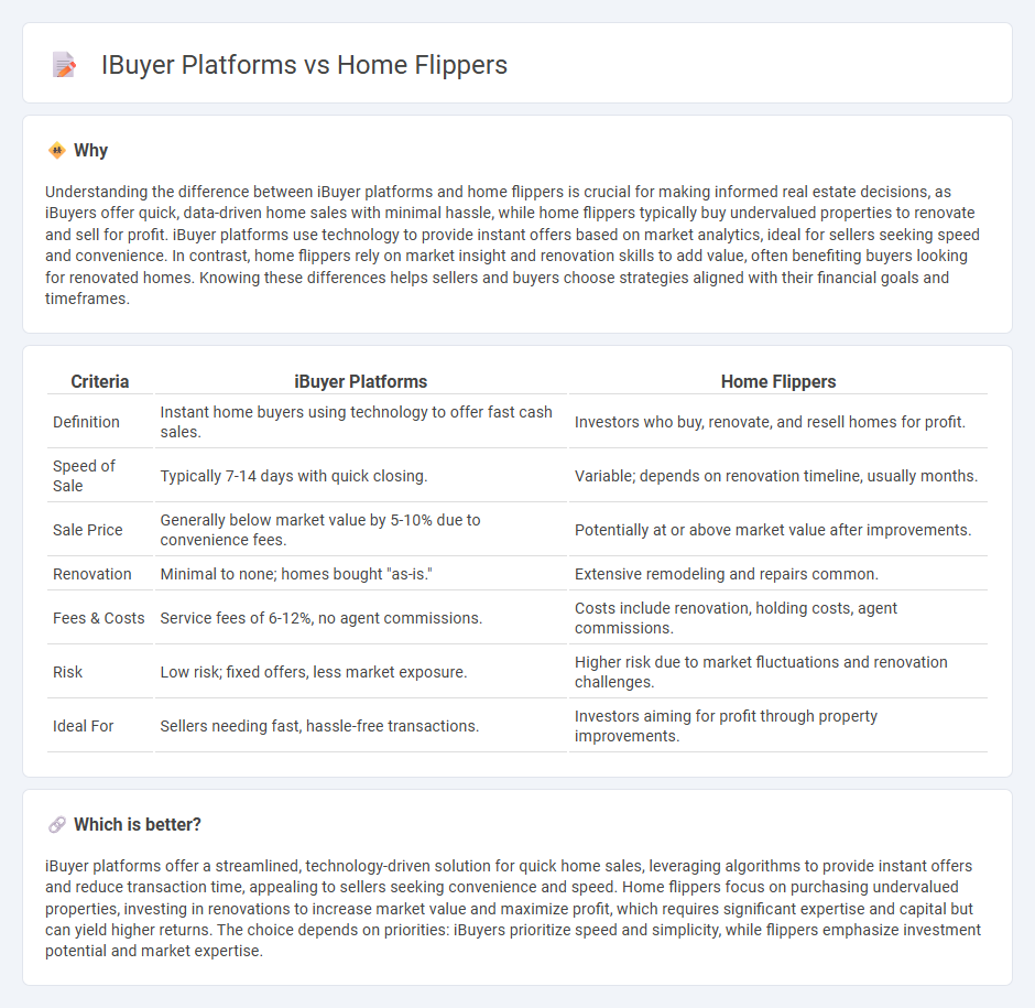Ibuyer Platforms vs Home Flippers in Real Estate