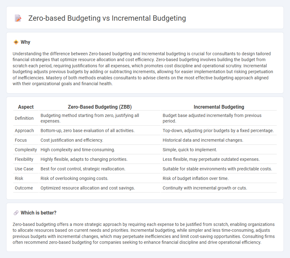 Zero-Based Budgeting vs Incremental Budgeting in Consulting