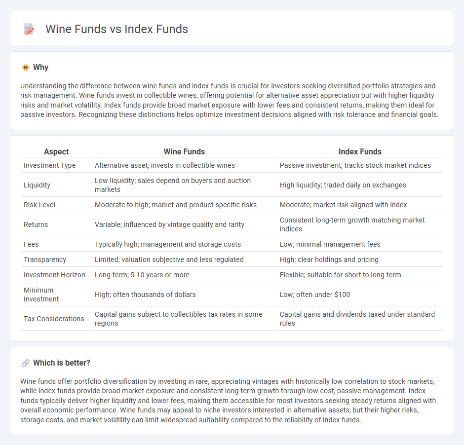 Wine Funds vs Index Funds in Investment