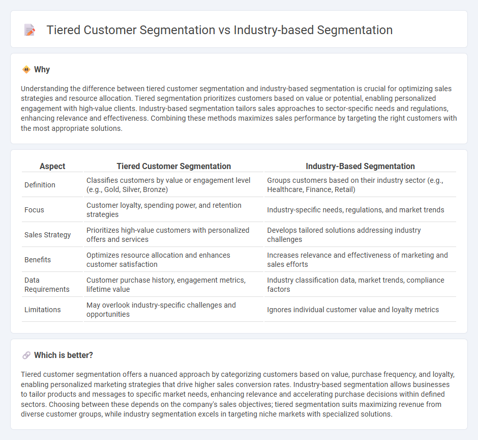 Tiered Customer Segmentation vs Industry-Based Segmentation in Sales