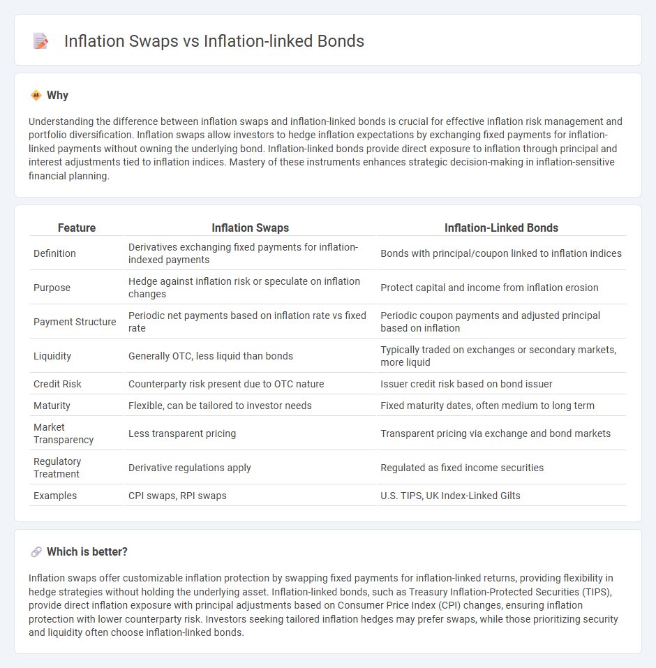 Inflation Swaps vs Inflation-Linked Bonds in Finance