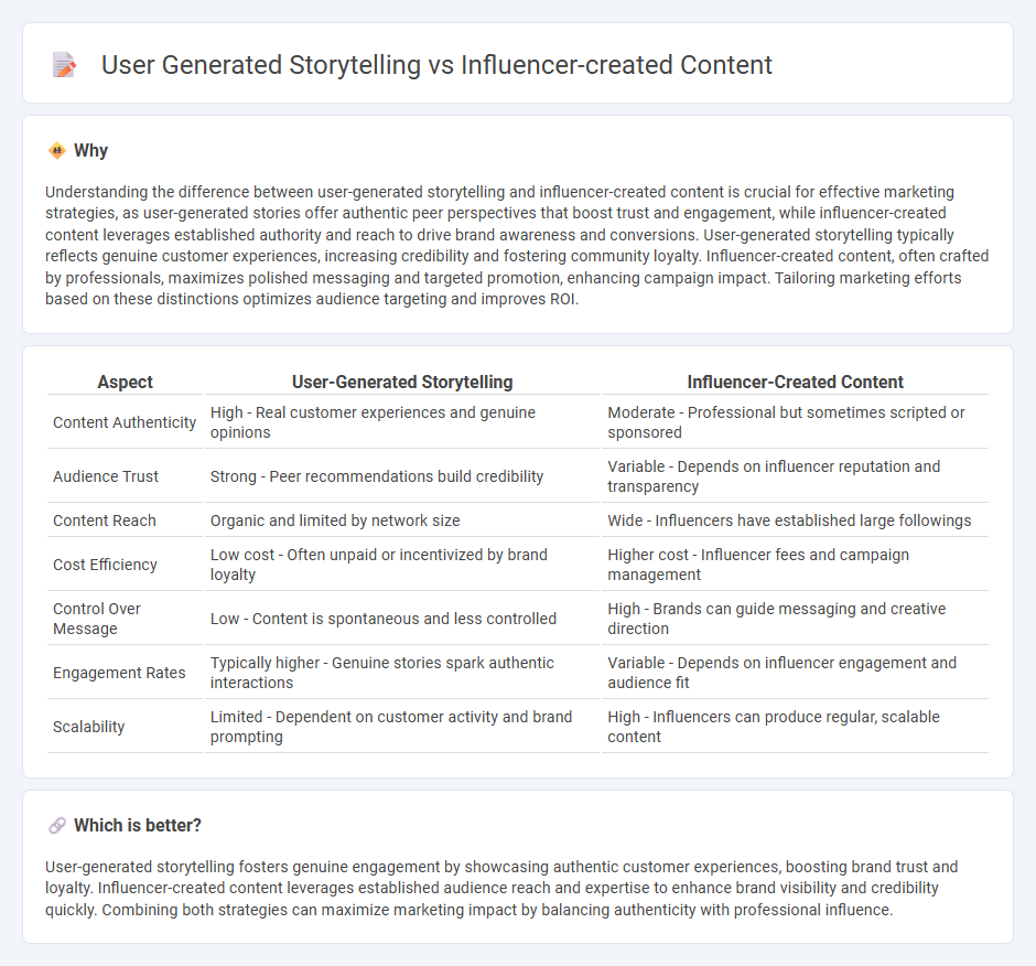 User Generated Storytelling vs Influencer-Created Content in Marketing