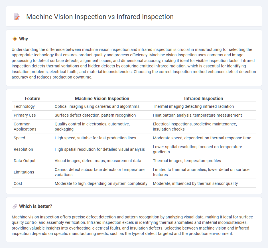 Machine Vision Inspection vs Infrared Inspection in Manufacturing