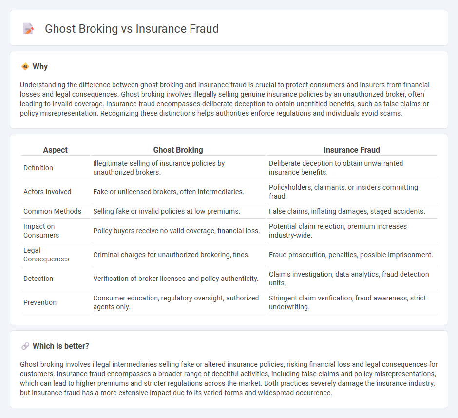 Ghost Broking vs Insurance Fraud in Insurance