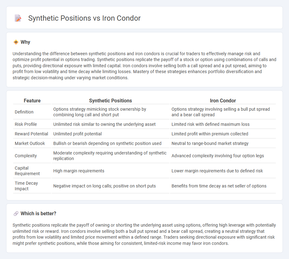 Synthetic Positions vs Iron Condor in Trading
