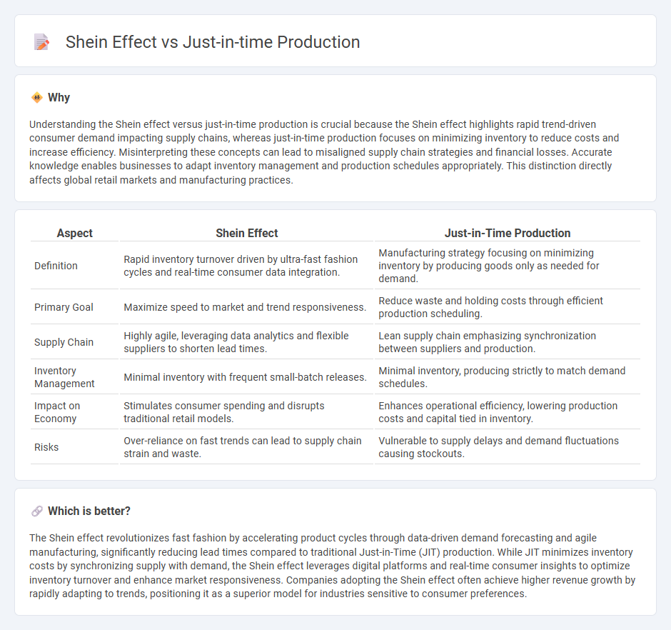 Shein Effect vs Just-In-Time Production in Economy