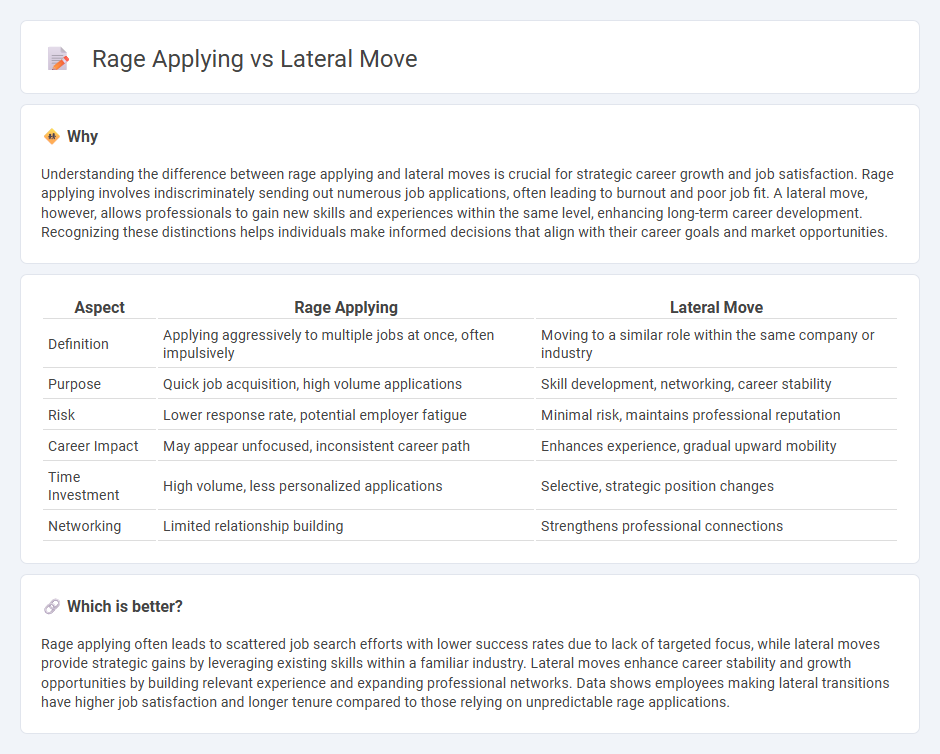 Rage Applying vs Lateral Move in Employment