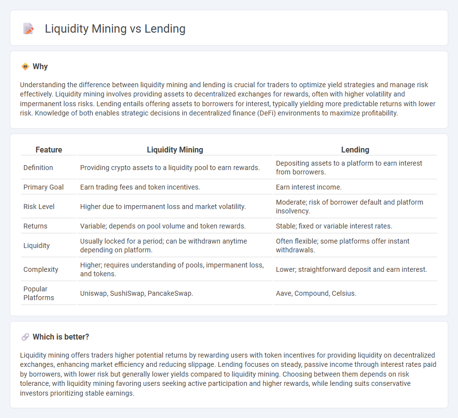 Liquidity Mining vs Lending in Trading