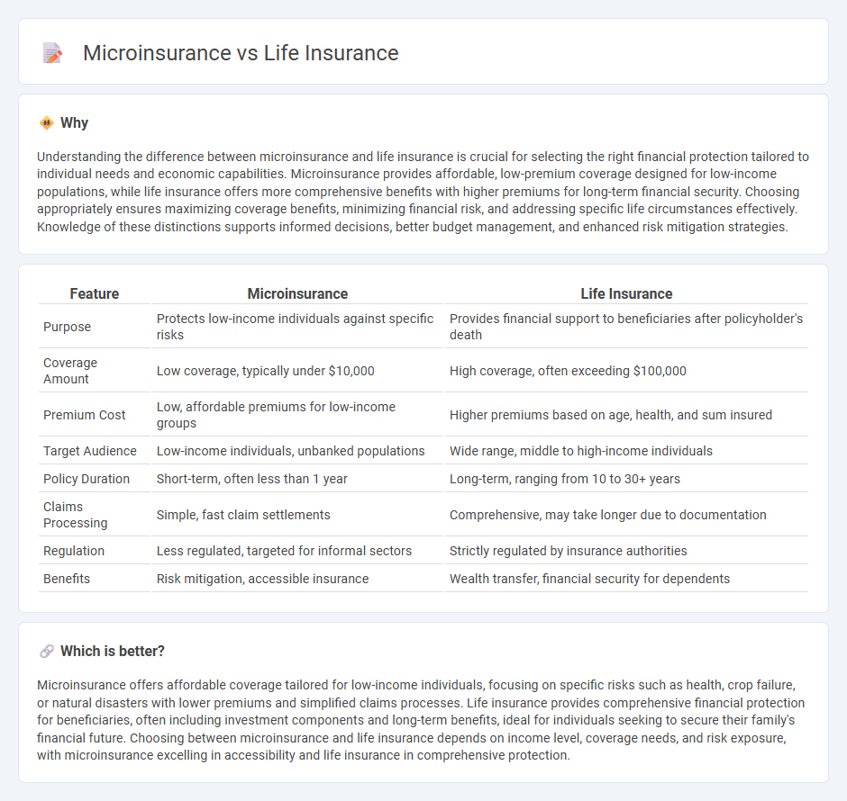 Microinsurance vs Life Insurance in Insurance