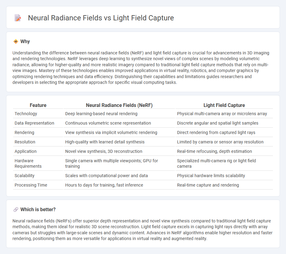 Neural Radiance Fields vs Light Field Capture in Technology