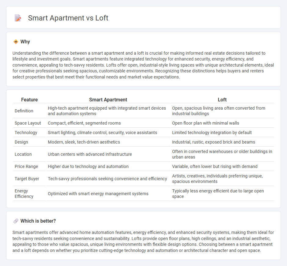 Smart Apartment vs Loft in Real Estate