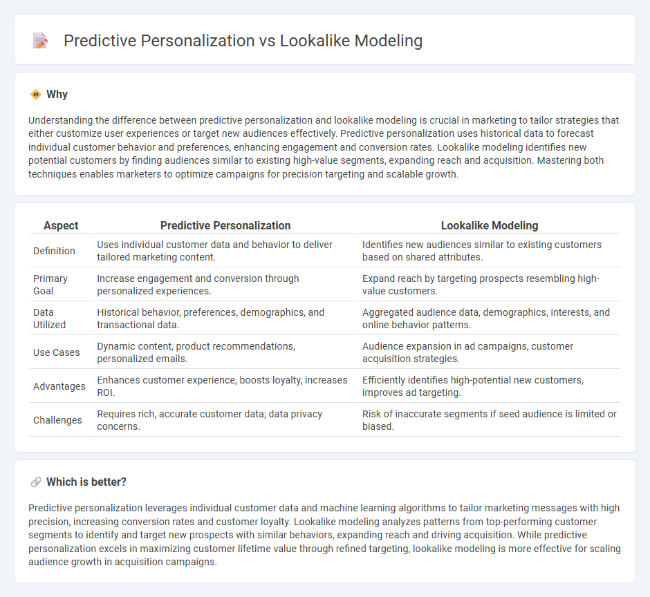 Predictive Personalization vs Lookalike Modeling in Marketing