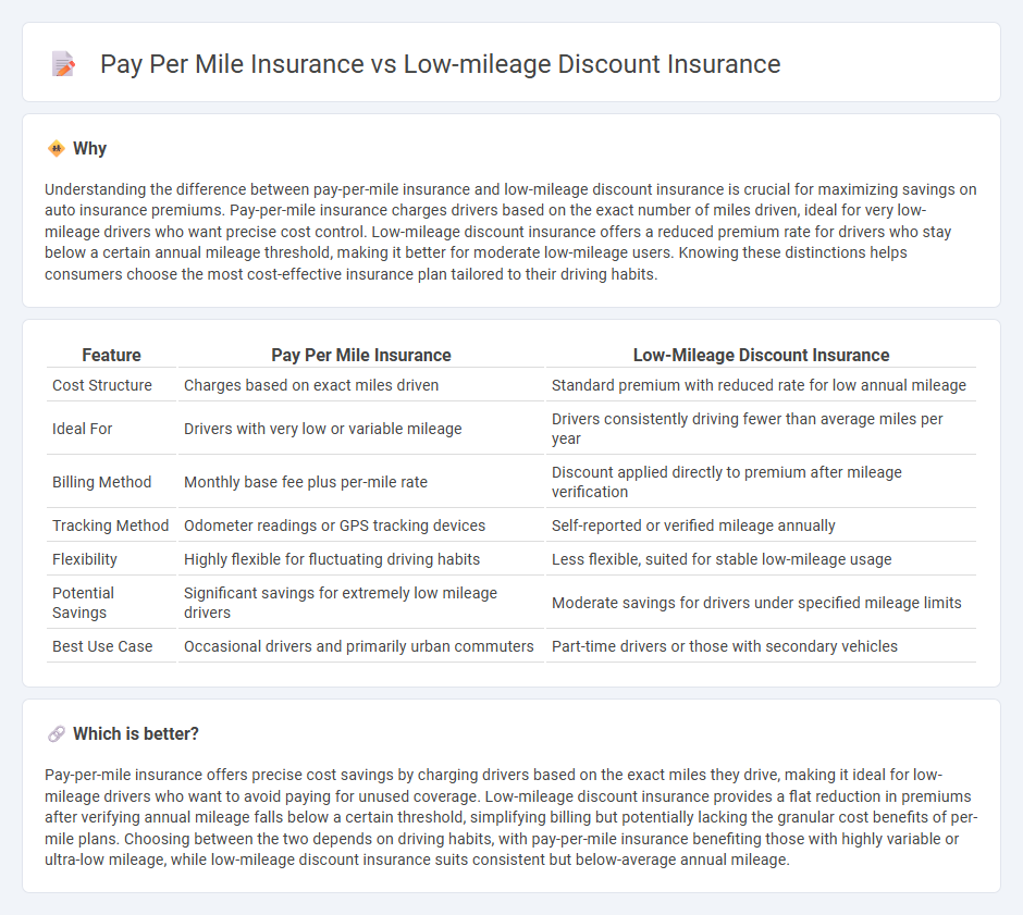 Pay Per Mile Insurance vs Low-Mileage Discount Insurance in Insurance