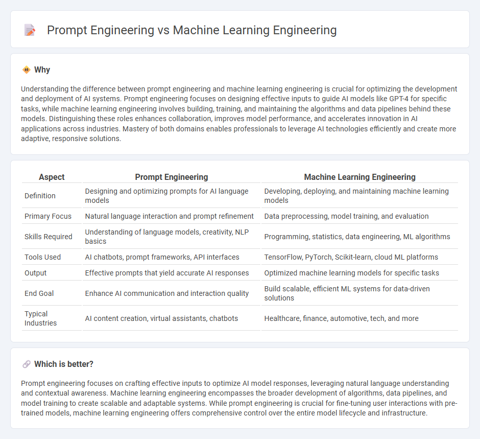 Prompt Engineering vs Machine Learning Engineering in Technology