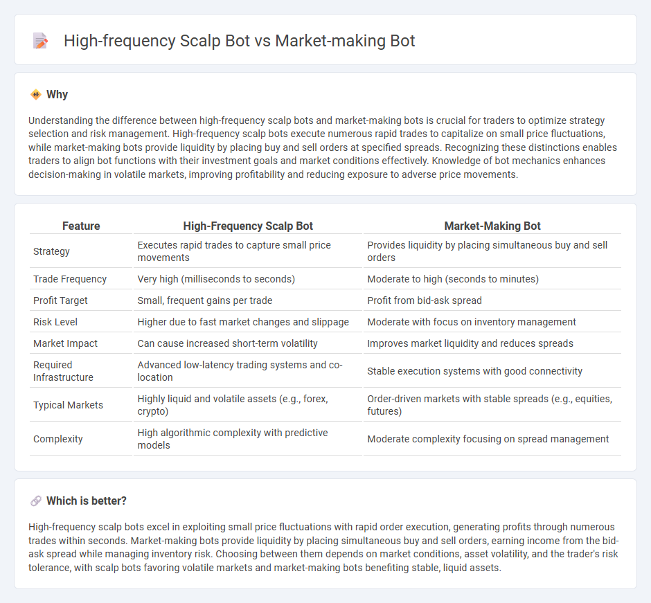 High-Frequency Scalp Bot vs Market-Making Bot in Trading