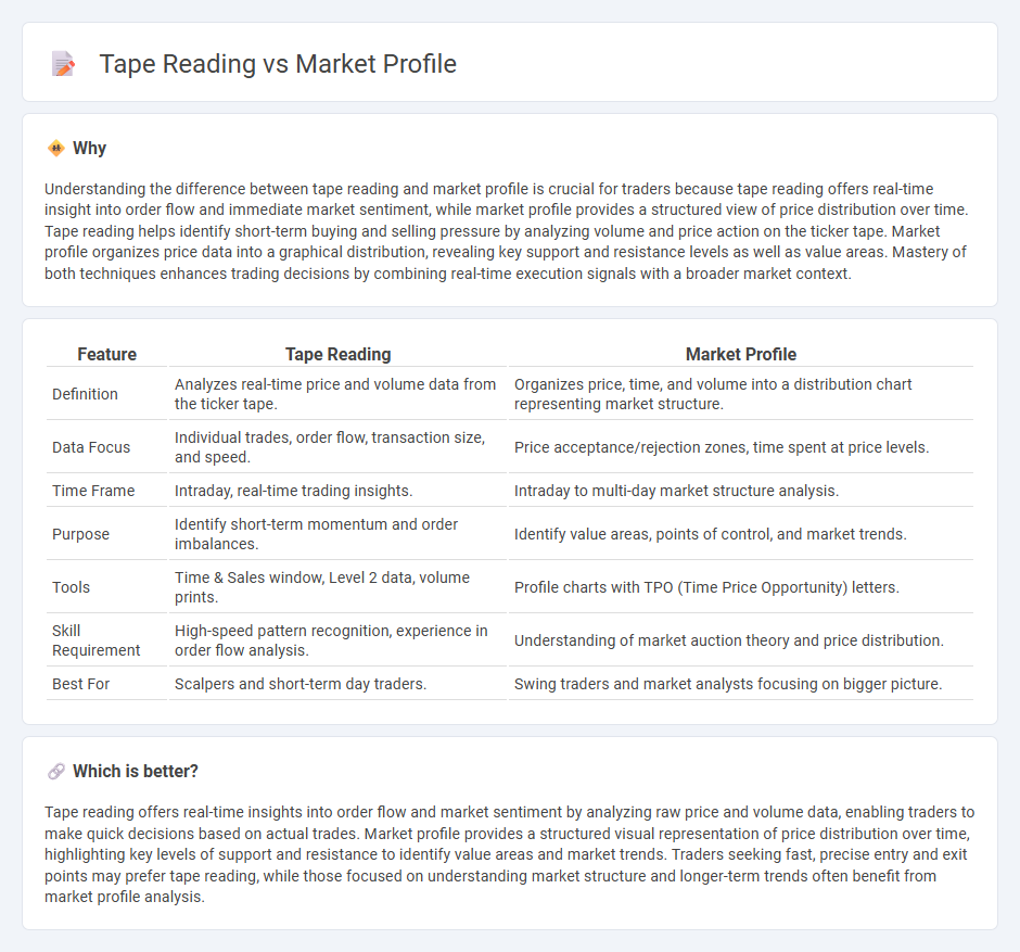 Tape Reading vs Market Profile in Trading