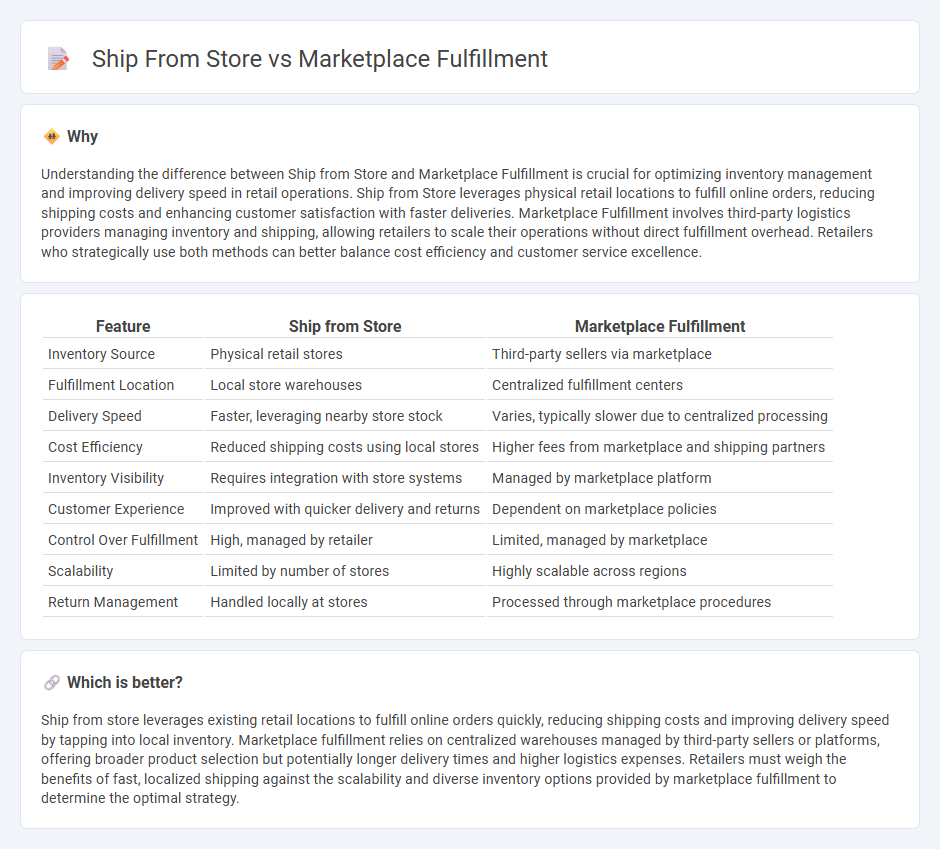 Ship From Store vs Marketplace Fulfillment in Retail