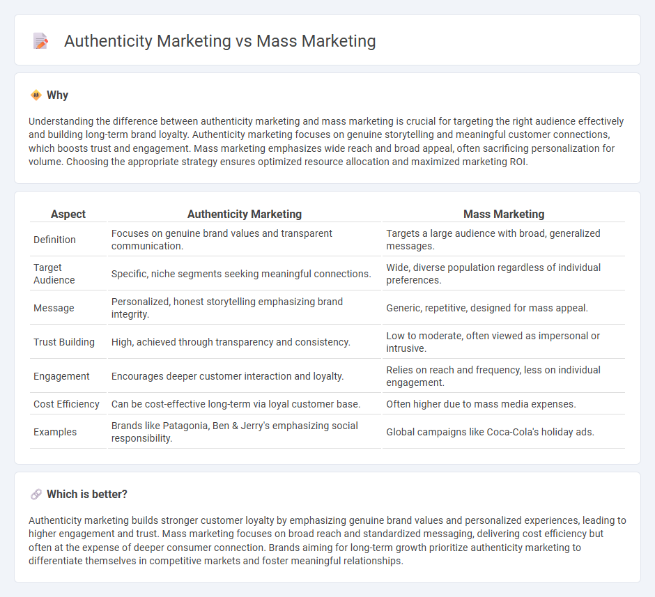 Authenticity Marketing vs Mass Marketing in Marketing