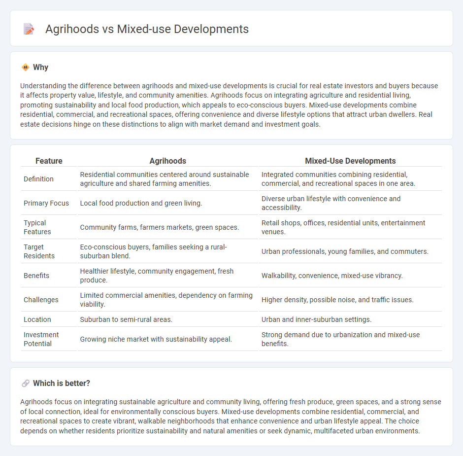 Agrihoods vs Mixed-Use Developments in Real Estate