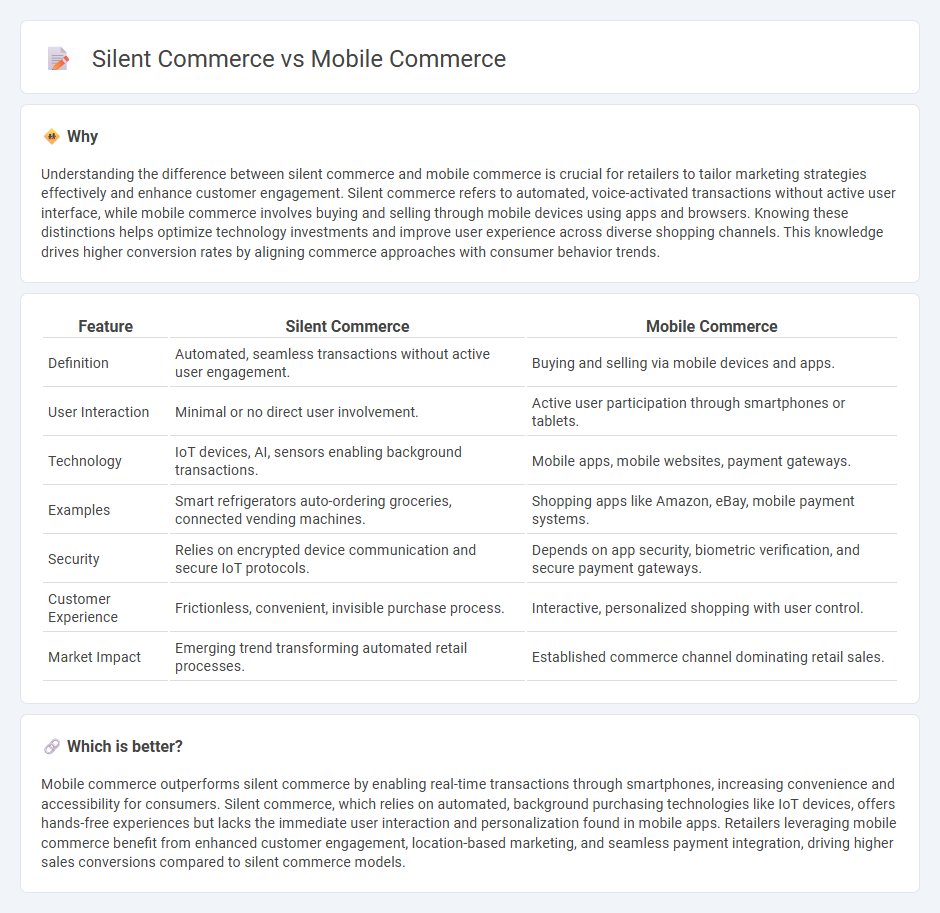 Silent Commerce vs Mobile Commerce in Retail