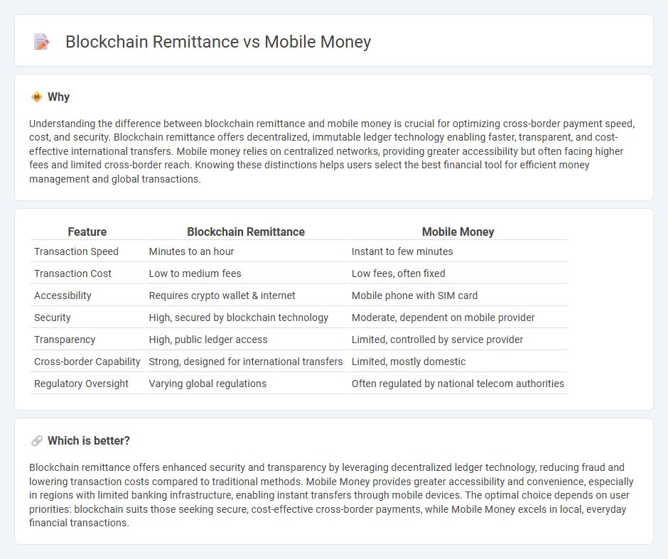 Blockchain Remittance vs Mobile Money in Banking