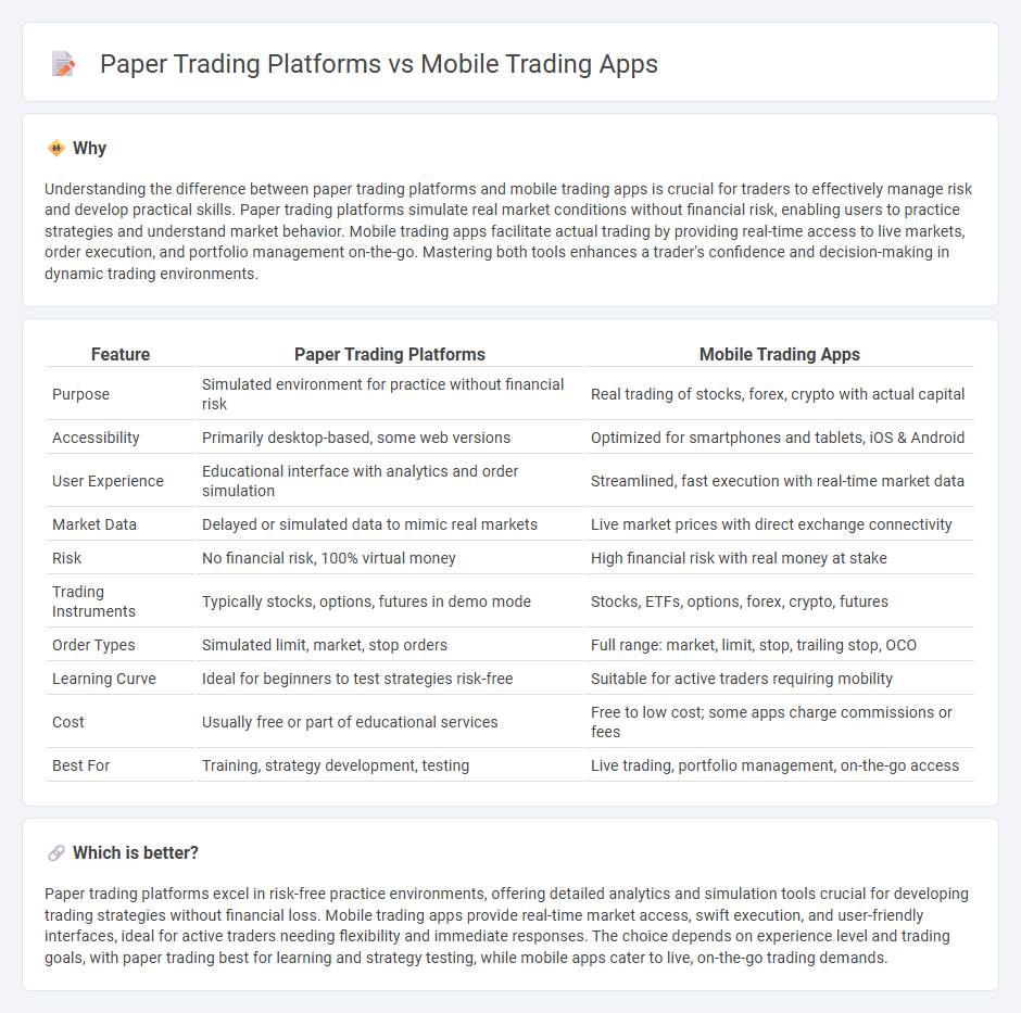 Paper Trading Platforms vs Mobile Trading Apps in Trading