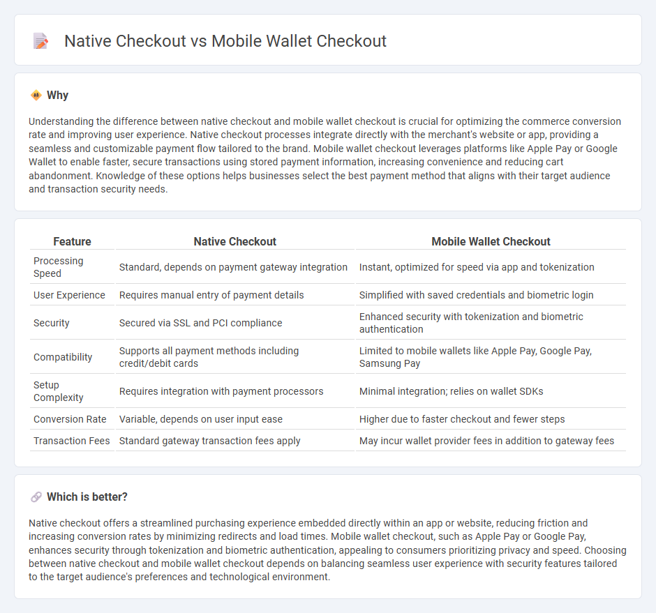 Native Checkout vs Mobile Wallet Checkout in Commerce