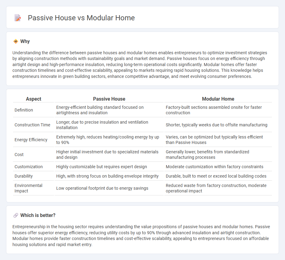 Passive House vs Modular Home in Entrepreneurship