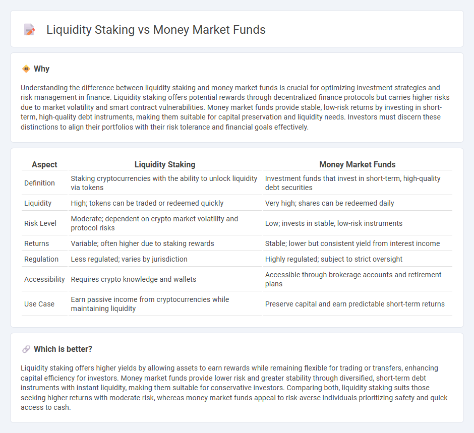 Liquidity Staking vs Money Market Funds in Finance
