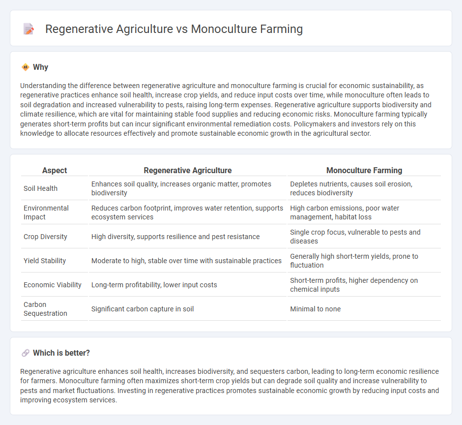 Regenerative Agriculture vs Monoculture Farming in Economy