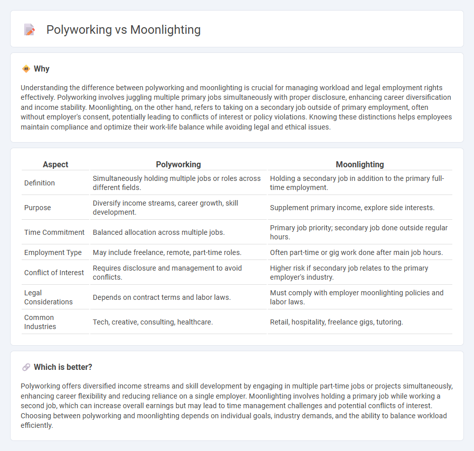 Polyworking vs Moonlighting in Employment