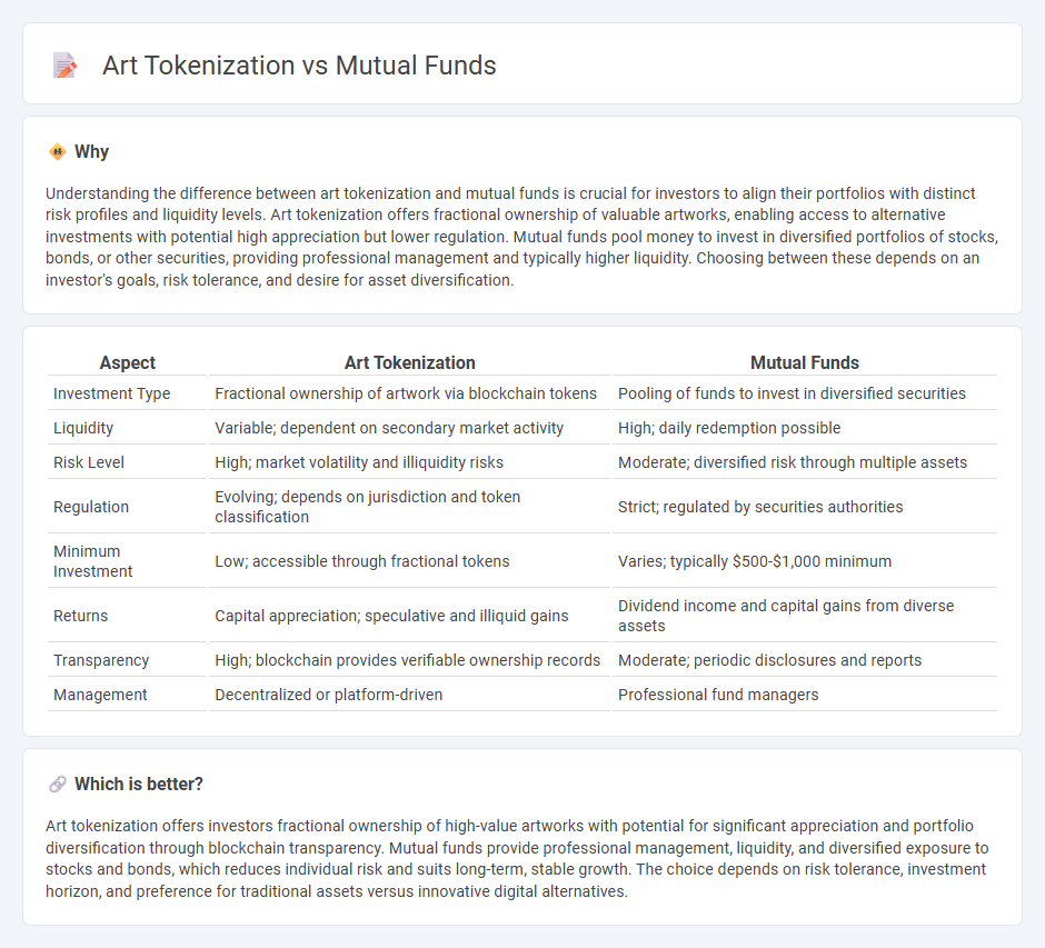 Art Tokenization vs Mutual Funds in Investment