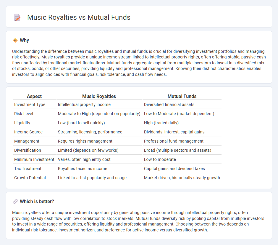 Music Royalties vs Mutual Funds in Investment