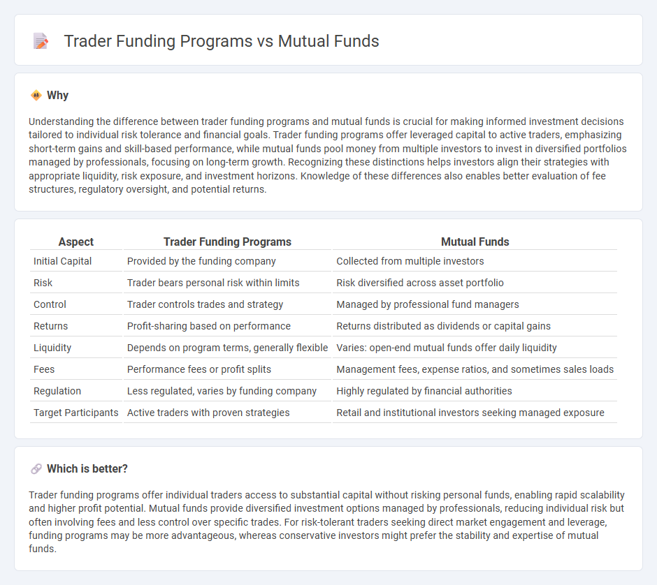 Trader Funding Programs vs Mutual Funds in Finance