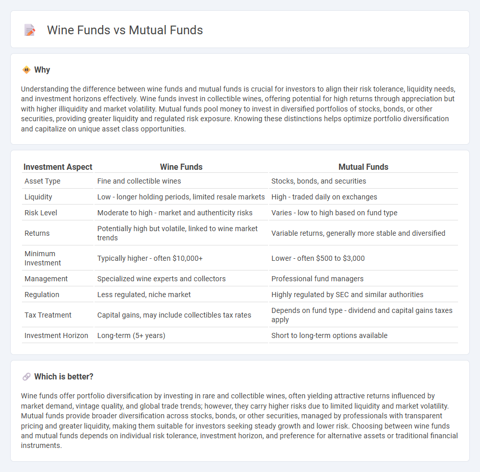 Wine Funds vs Mutual Funds in Investment