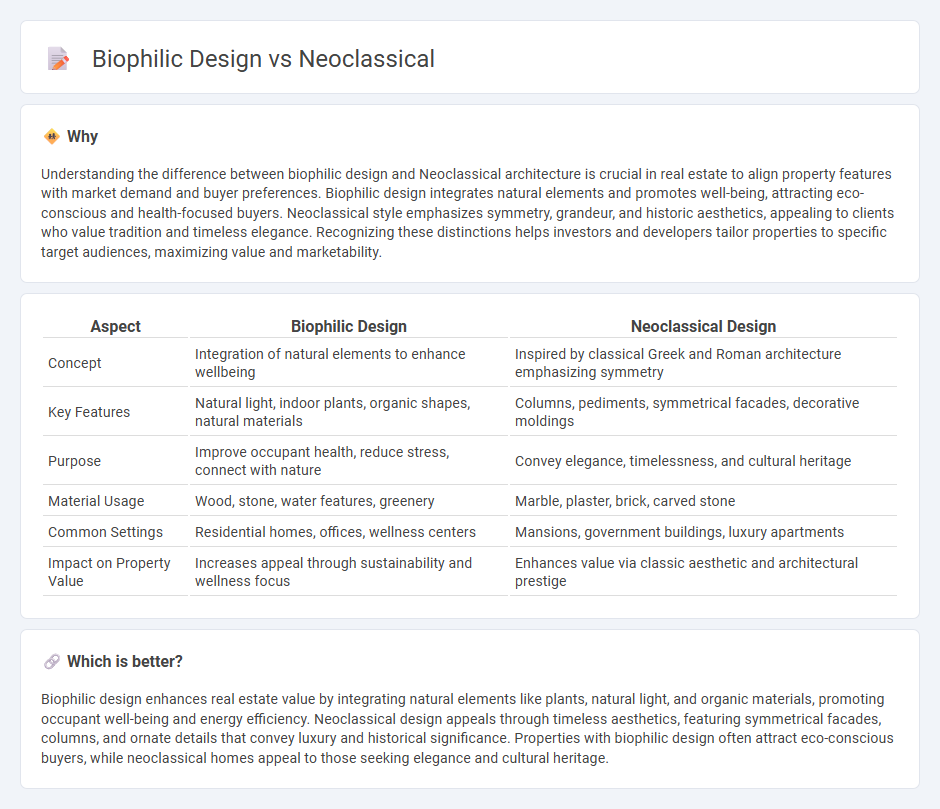 Biophilic Design vs Neoclassical in Real Estate