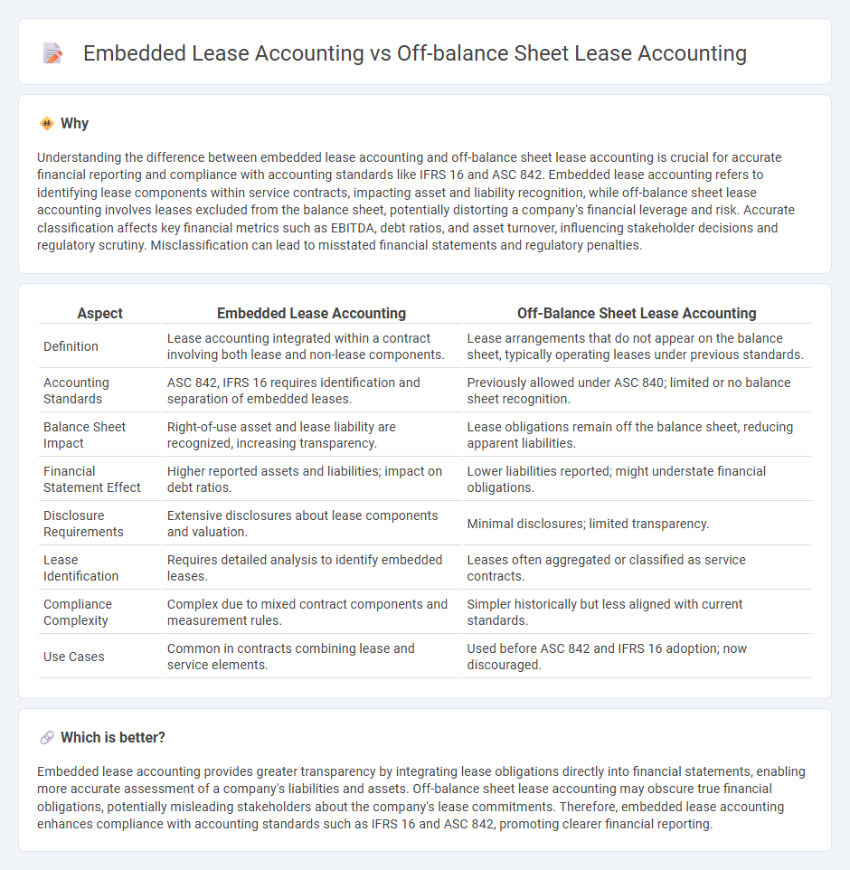 Embedded Lease Accounting vs Off-Balance Sheet Lease Accounting in Accounting