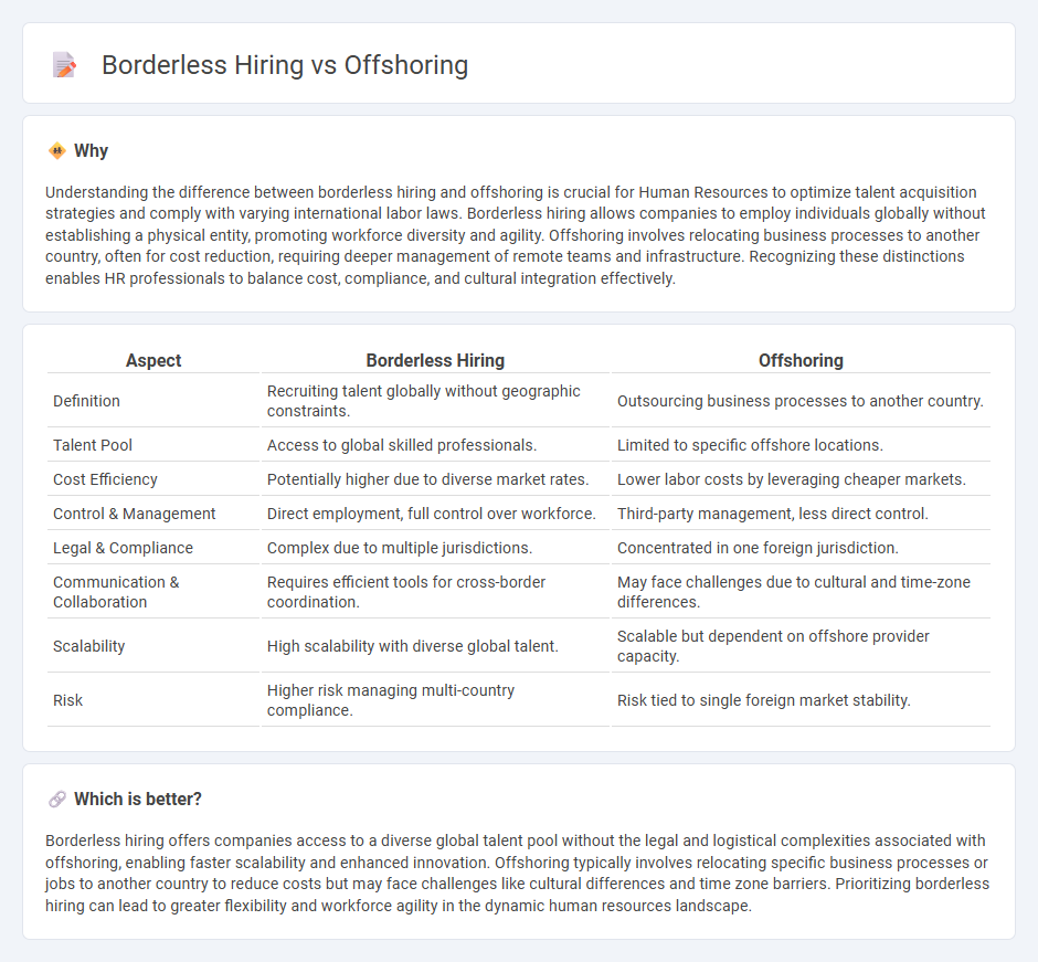 Borderless Hiring vs Offshoring in Human Resources
