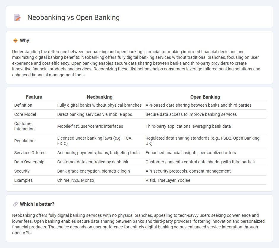 Neobanking vs Open Banking in Banking