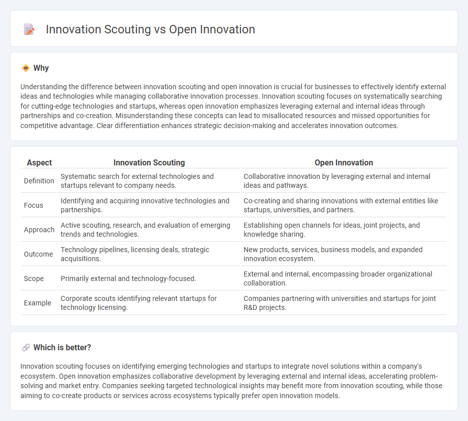 Innovation Scouting vs Open Innovation in Consulting
